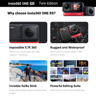 Insta360 ONE RS Twin Edition Insta360 