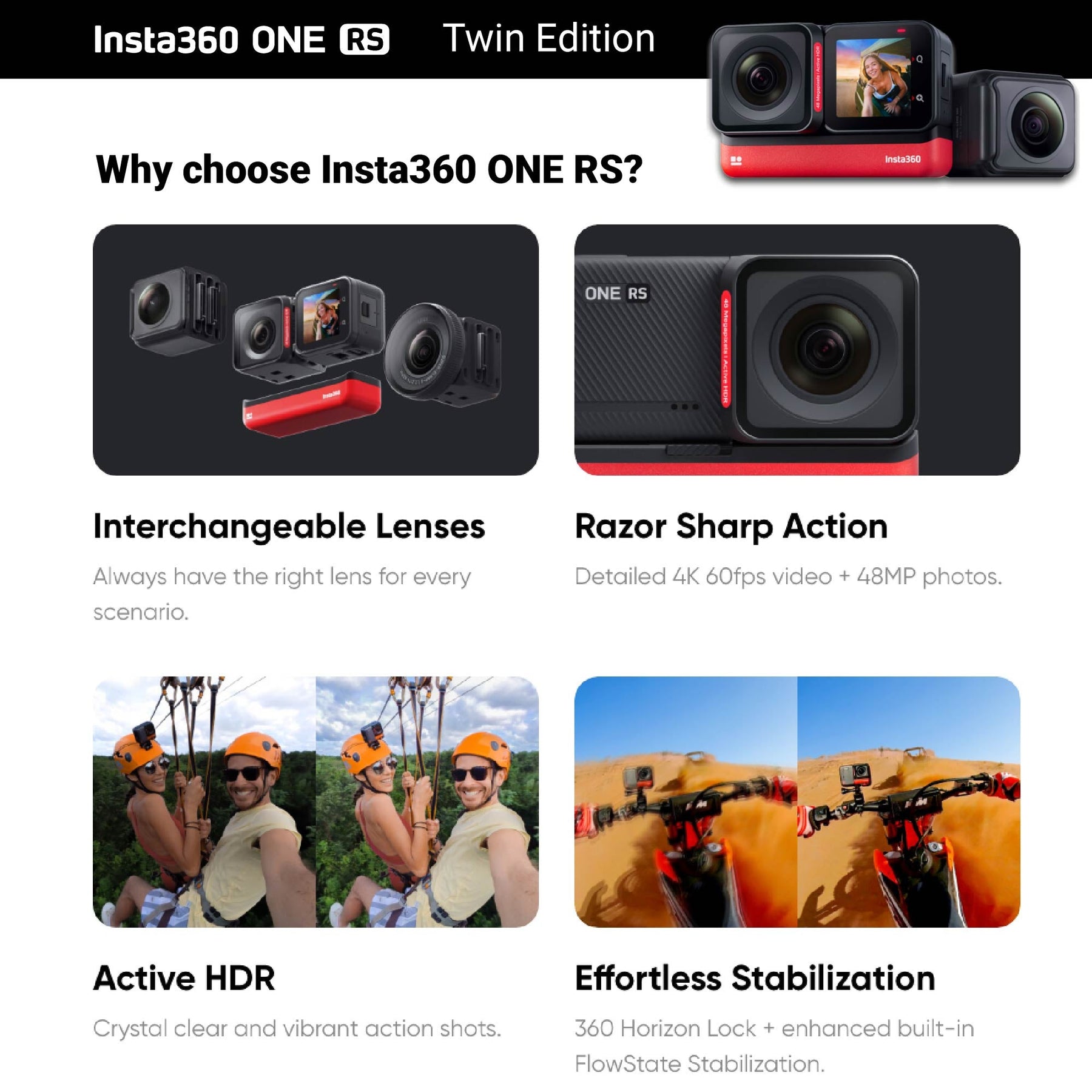 MotuTech Wasserdichtes Gehäuse für Insta360 One RS Twin Edition / 4 K MotuTech Wasserdichtes Gehäuse für Insta360 One RS Twin Edition / 4 K