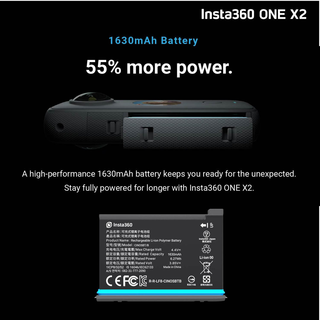 Insta360 ONE X2 360 Camera 5.7K 360 Video, 18MP 360 Photos Insta360 ONE X2 360 Camera 5.7K 360 Video, 18MP 360 Photos
