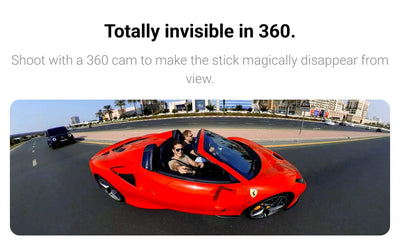 Insta360 - Power Selfie Stick, for X3 and ONE X2 EVOGimbals.com 
