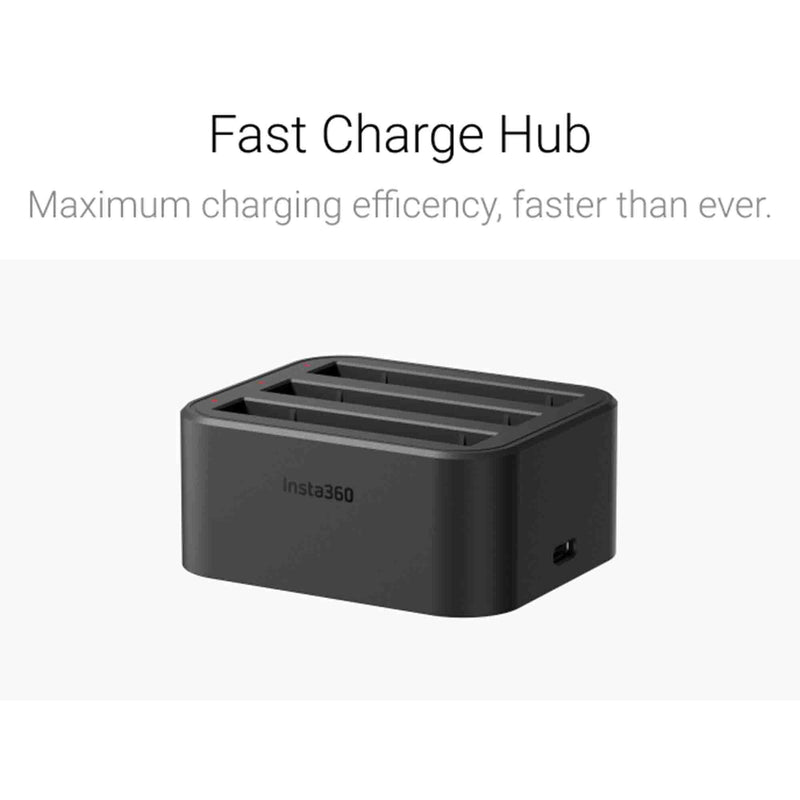 Insta360 X3 Fast Charge Hub EVOGimbals.com 