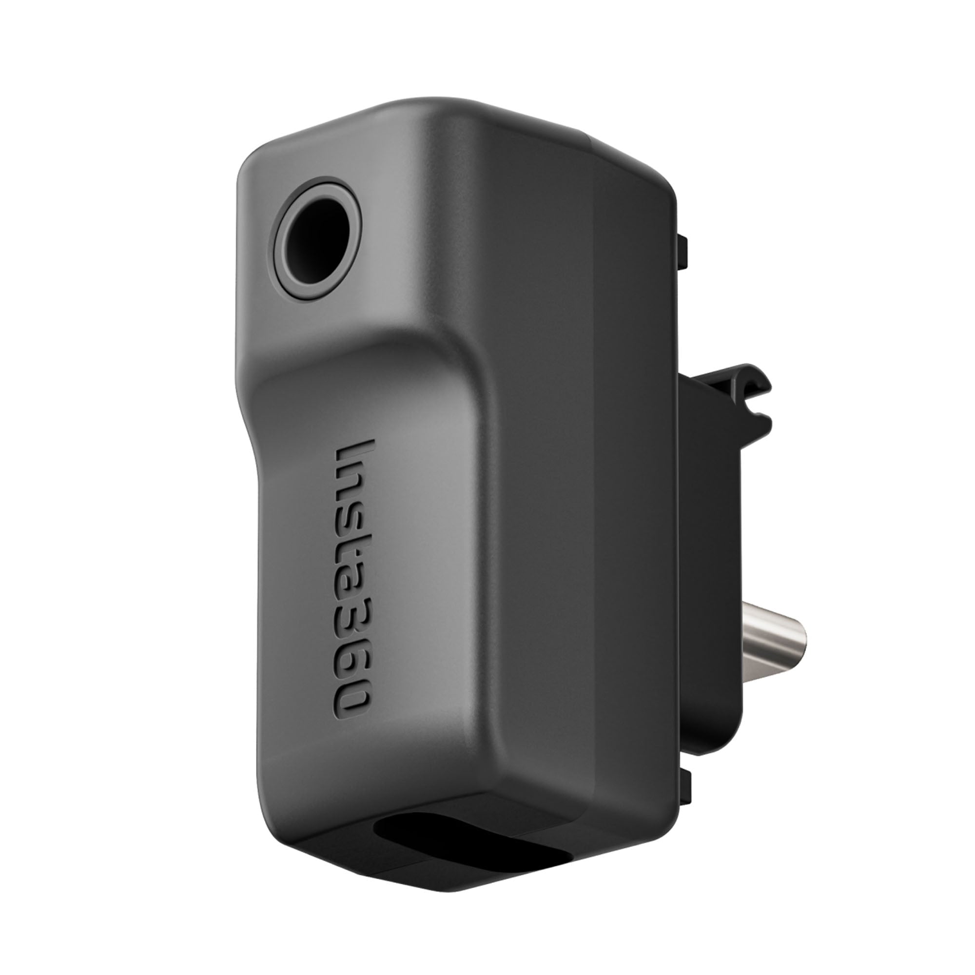 Insta360 X3 Mic Adapter, External Microphone Adapter for Insta360 X3 Camera,Type-C and 3.5mm Audio Ports Support Charging While Recording EVOGimbals.com 
