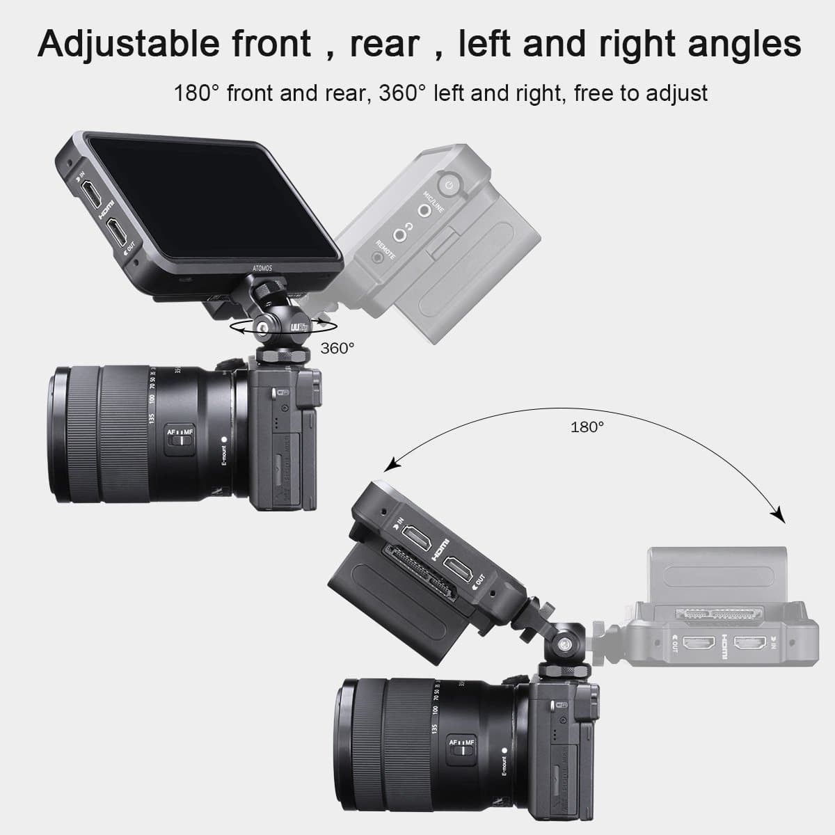 R015 Field Monitor Mount for Cameras Mounts Ulanzi 