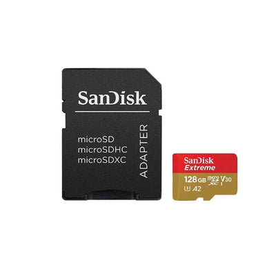 sandisk-128GB-extreme-microSDXC-V30-memory-card-with-adapter