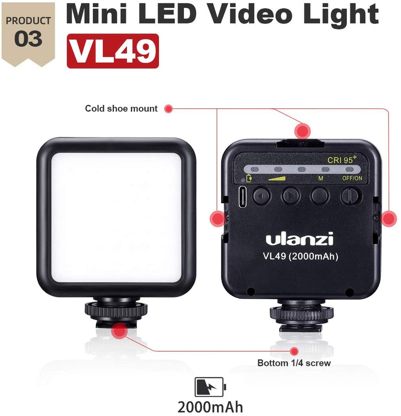 ULANZI Smartphone Video Kit with Dual LED Video Lights & Microphone Mobile Video Ulanzi 